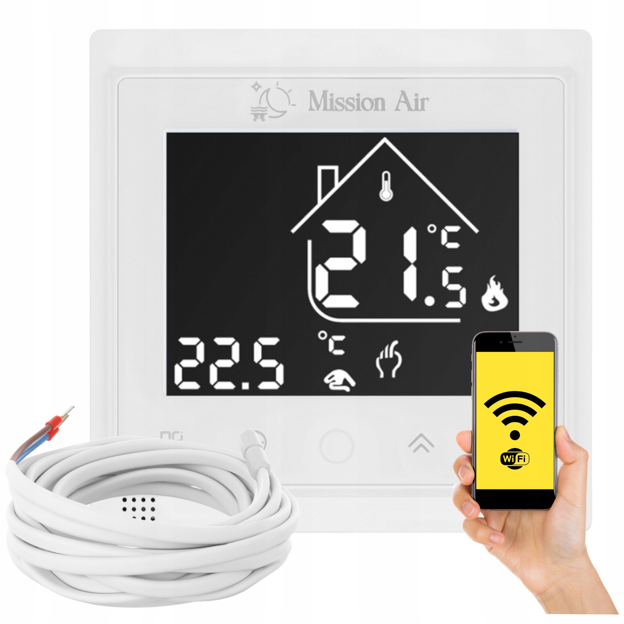 Mission Air WiFi ovládač NTC ovládač izbového termostatu